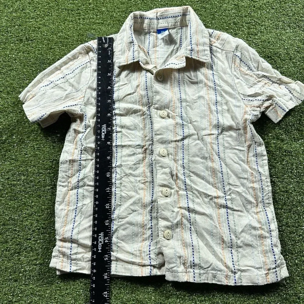 Old Navy Boys Short Sleeve Button-Down Shirt Size 5T